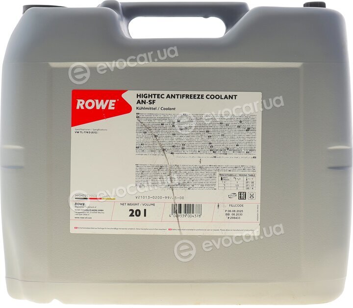 Rowe 21013-0200-99