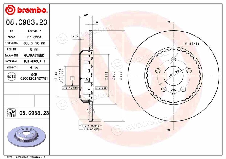 Brembo 08.C983.23