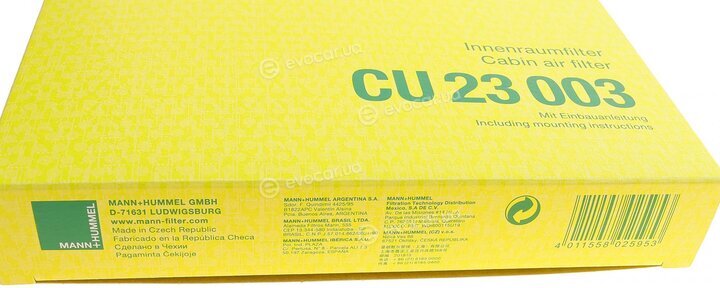 Mann CU 23 003