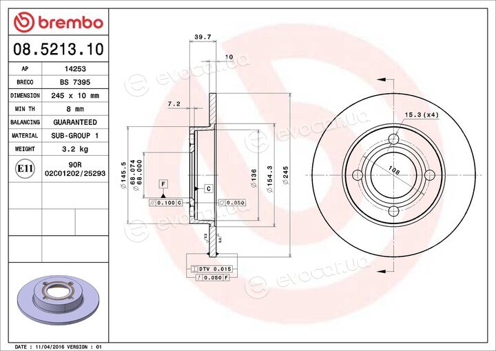 Brembo 08.5213.10