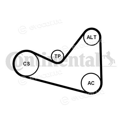Continental 6PK1050K3