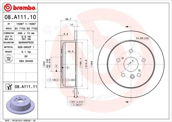 Brembo 08.A111.11