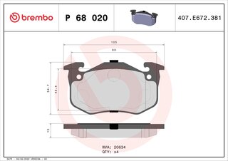 Brembo P 68 020