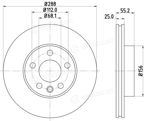 Hella Pagid 8DD 355 104-481