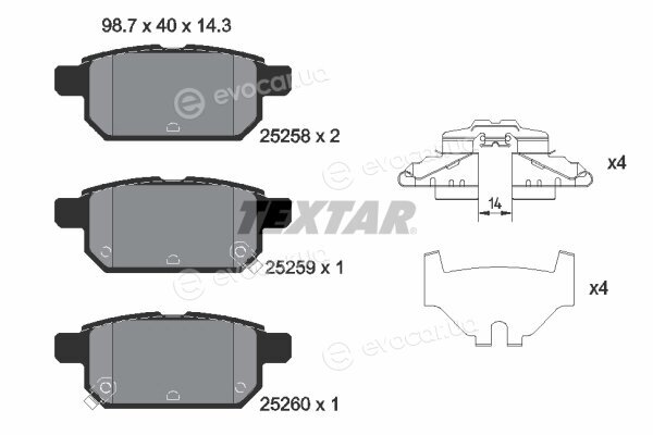 Textar 2525801