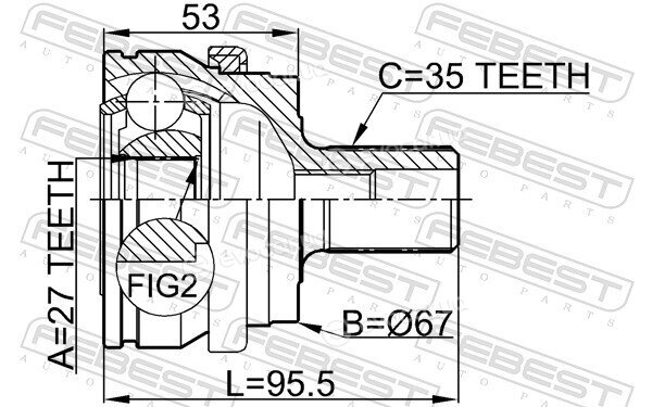 Febest 1610-203