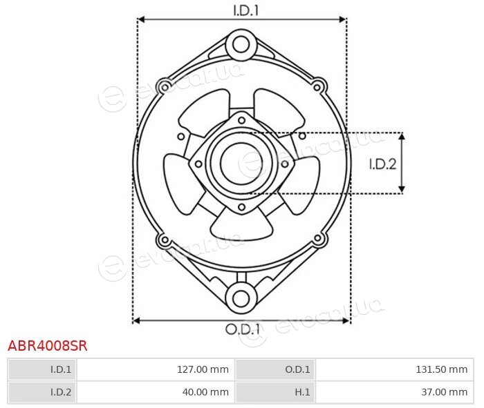 AS ABR4008SR