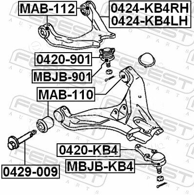 Febest 0424-KB4LH