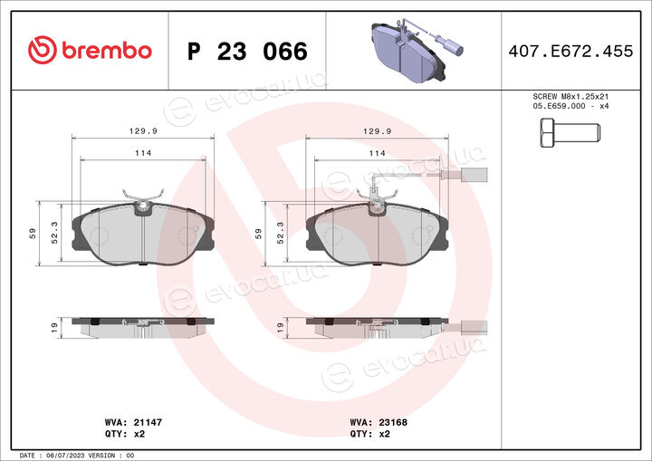 Brembo P 23 066