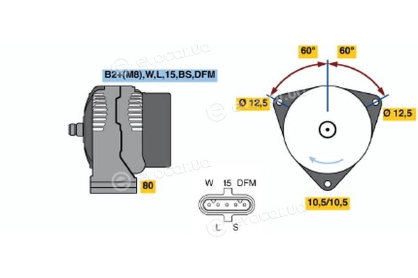 Bosch 0 124 555 032