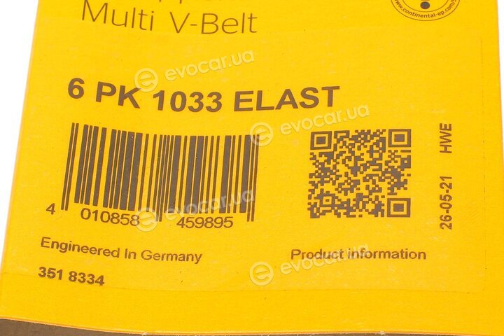 Continental 6PK1033 ELAST