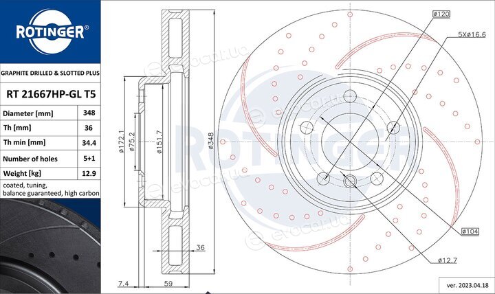 Rotinger RT 21667HP-GL T5