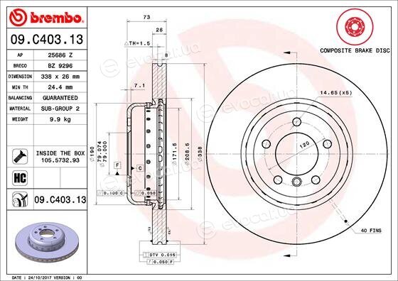 Brembo 09.C403.13