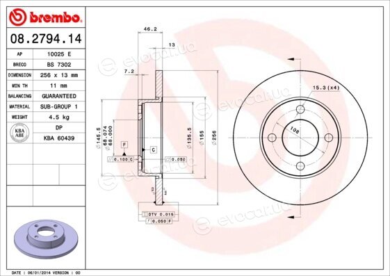 Brembo 08.2794.14