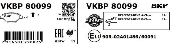 SKF VKBP 80099