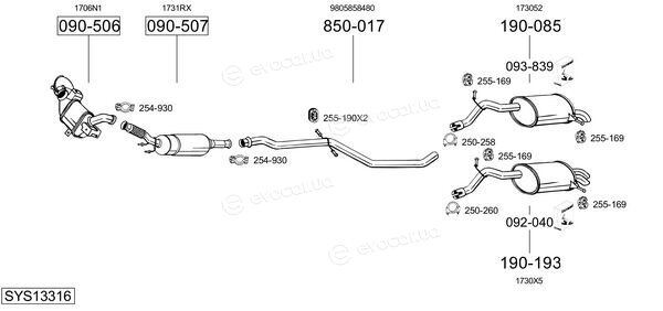 Bosal SYS13316