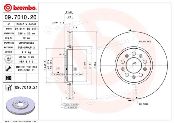 Brembo 09.7010.21