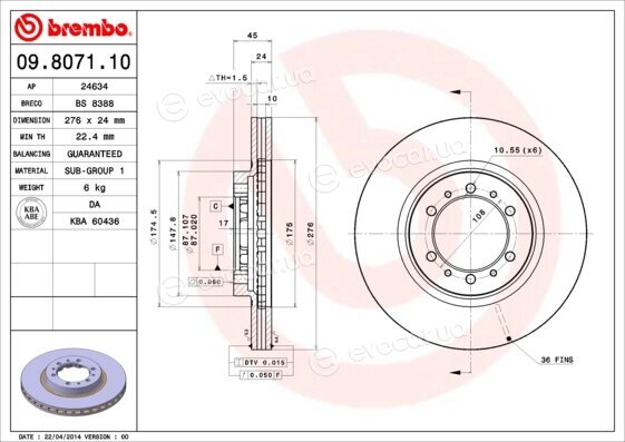 Brembo 09.8071.11