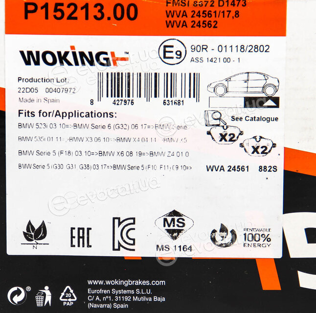 Woking P15213.00