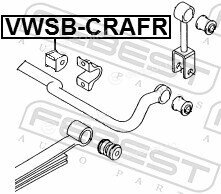 Febest VWSB-CRAFR