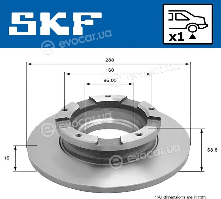 SKF VKBD 90258 S1
