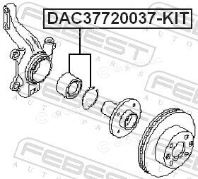 Febest DAC37720037-KIT
