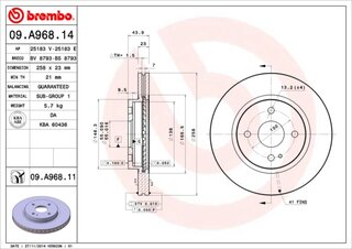 Brembo 09.A968.11