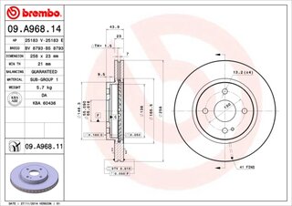 Brembo 09.A968.14