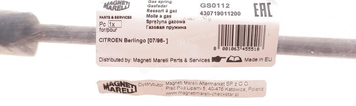 Magneti Marelli 430719011200