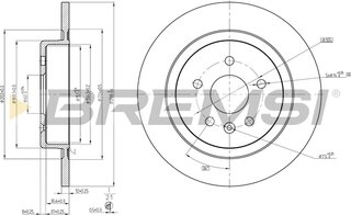 Bremsi CD8425S