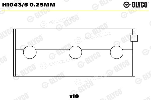 Glyco H1043/5 0.25mm