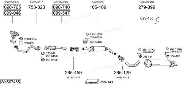 Bosal SYS07455