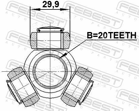 Febest 0516-DY3WAT