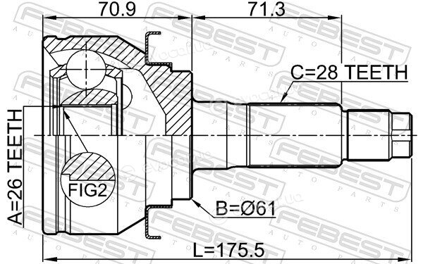 Febest 2110-TKE