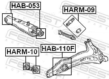 Febest HAB-110F