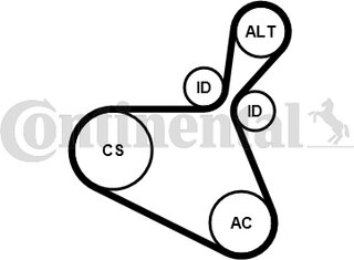 Continental 6PK1179 EXTRA K1