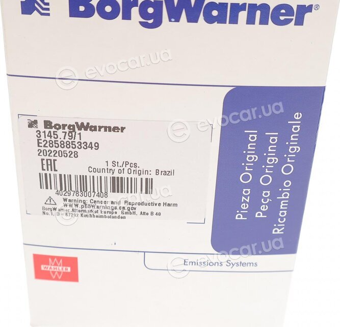 Wahler / BorgWarner 3145.79D