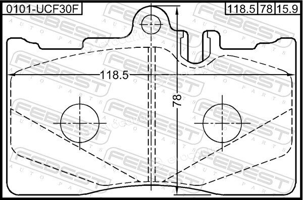 Febest 0101-UCF30F