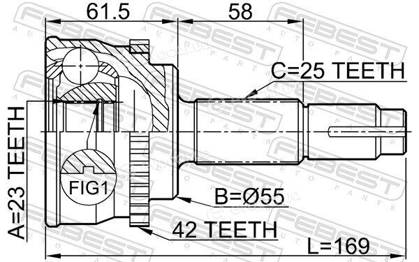 Febest 0210-062A42