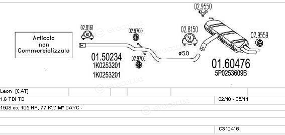 MTS C310416024326