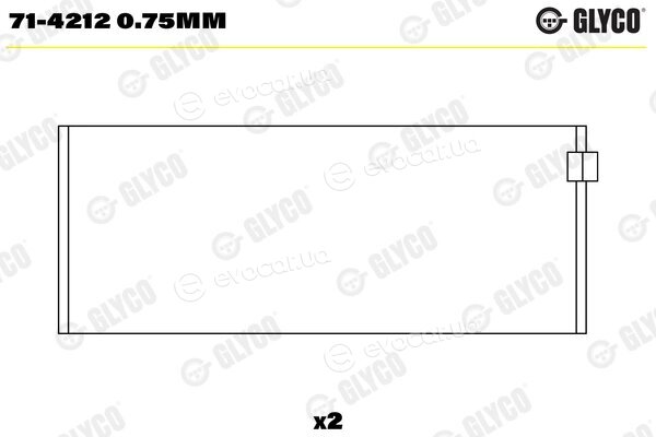 Glyco 71-4212 0.75mm