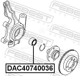 Febest DAC40740036