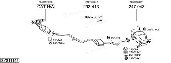 Bosal SYS11158