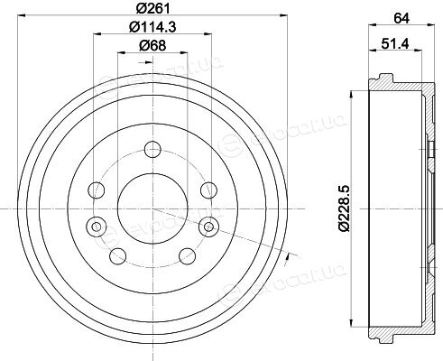 Hella Pagid 8DT 355 303-151