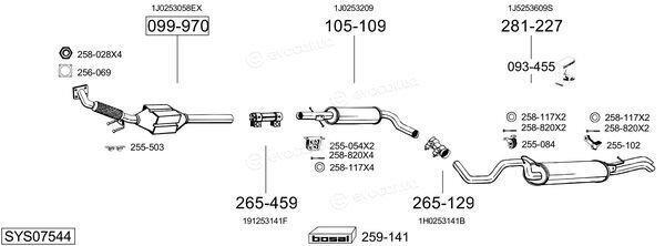 Bosal SYS07544