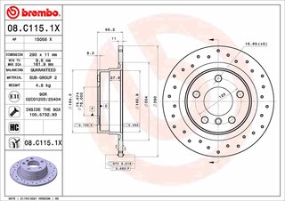 Brembo 08.C115.1X