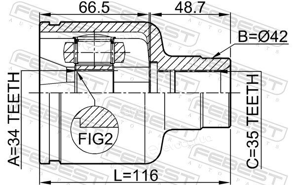 Febest 2111-GE30RH