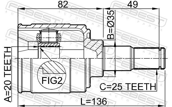 Febest 2211-PICMT