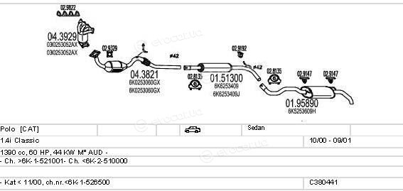 MTS C380441001629