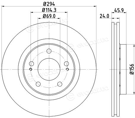 Hella Pagid 8DD 355 111-571